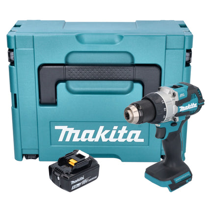 Trapano avvitatore a batteria Makita DDF 489 T1J 18 V 73 Nm brushless + 1x batteria ricaricabile 5,0 Ah + Makpac - senza caricabatterie