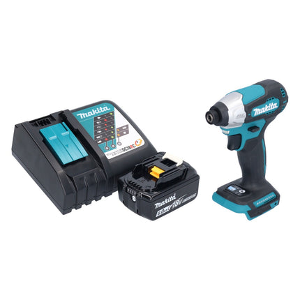 Makita DTD 157 RG1 Akku Schlagschrauber 18 V 140 Nm 1/4" Brushless + 1x Akku 6,0 Ah + Ladegerät