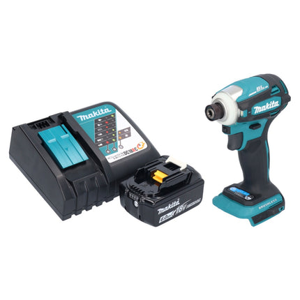 Makita DTD 172 RG1 Akku Schlagschrauber 18 V 180 Nm 1/4" Brushless + 1x Akku 6,0 Ah + Ladegerät