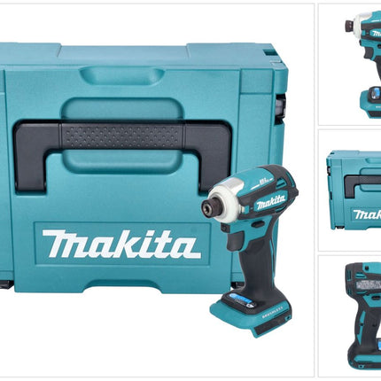 Avvitatore a impulsi a batteria Makita DTD 172 ZJ 18 V 180 Nm 1/4" brushless + Makpac - senza batteria, senza caricabatterie