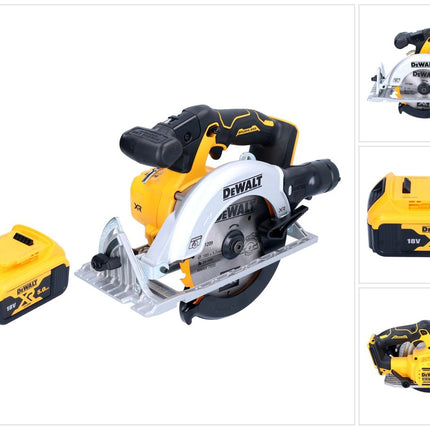 DeWalt DCS 565 N Akku Handkreissäge 18 V 165 mm Brushless + 1x Akku 5,0 Ah - ohne Ladegerät