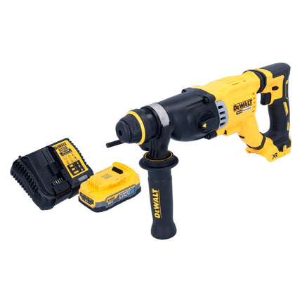 DeWalt DCH 263 E1 Akku Kombihammer 18 V 3 J SDS Plus Brushless + 1x Powerstack Akku 1,7 Ah + Ladegerät