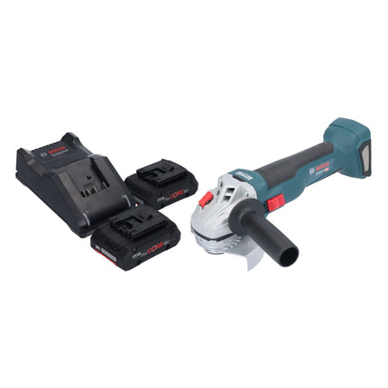 Bosch GWS 18V-10 Smerigliatrice angolare professionale a batteria 18 V 115 mm brushless + 2x batteria ProCORE 4,0 Ah + caricabatterie
