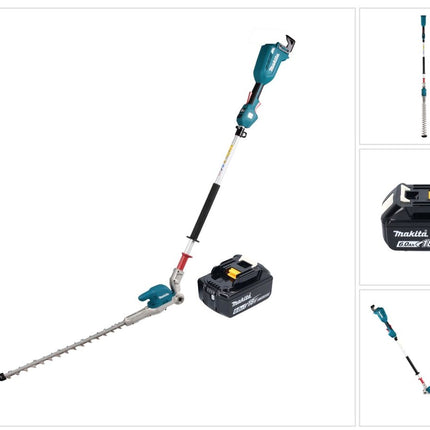 Makita DUN 500 WG Akku Heckenschneider 18 V 50 cm Brushless + 1x Akku 6,0 Ah - ohne Ladegerät