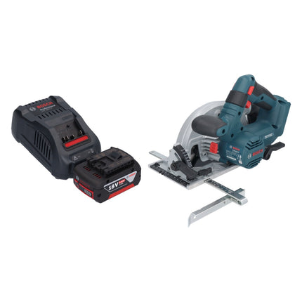 Bosch GKS 18V-57-2 Sega circolare professionale a batteria 18 V 165 mm brushless + 1x batteria ricaricabile 5,0 Ah + caricabatterie