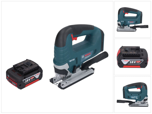 Bosch GST 18V-125 B Professional Seghetto alternativo a batteria 18 V 125 mm Brushless + 1x batteria 5,0 Ah - senza caricabatteria