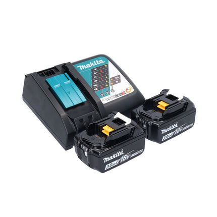 Makita DUC 150 RF2 Motosega a batteria 18 V 15 cm senza spazzole + 2x batteria 3,0 Ah + caricabatterie