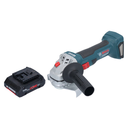 Bosch GWS 18V-7 Smerigliatrice angolare professionale a batteria 18 V 125 mm senza spazzole + 1x batteria ricaricabile ProCORE 4,0 Ah - senza caricabatterie