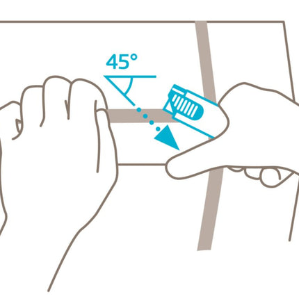 Coltello di sicurezza MARTOR SECUNORM HANDY n. 445 Lunghezza 100 mm Larghezza 7,8 mm Altezza 25,5 mm ( 4000817784 )
