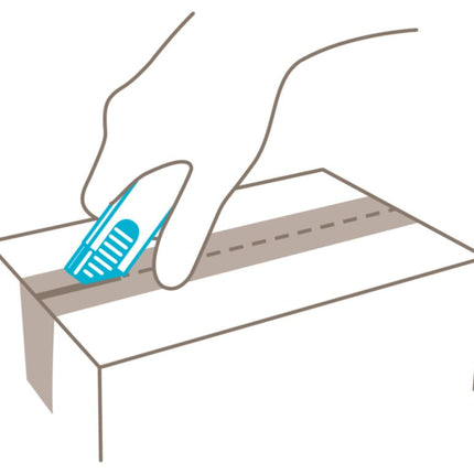 Coltello di sicurezza MARTOR SECUNORM HANDY n. 445 Lunghezza 100 mm Larghezza 7,8 mm Altezza 25,5 mm ( 4000817784 )