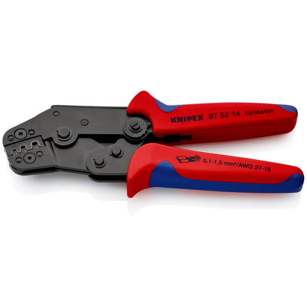 Pinza a crimpare KNIPEX, forma corta, lunghezza 195 mm ( 4000794818 )