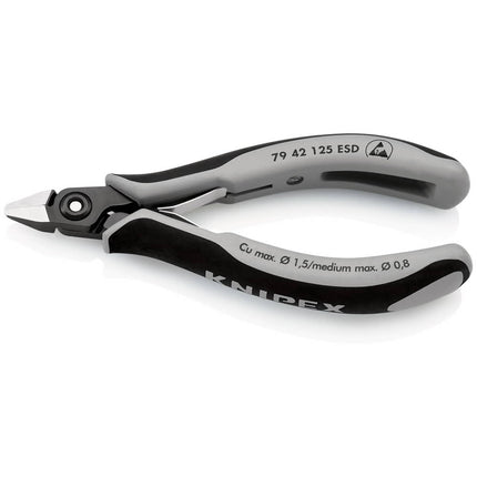 Frese diagonali per elettronica di precisione KNIPEX lunghezza 125 mm forma 4 ( 4000810832 )