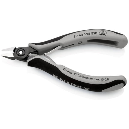 Frese diagonali per elettronica di precisione KNIPEX lunghezza 125 mm forma 4 ( 4000810832 )