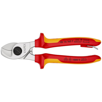 Cesoie per cavi KNIPEX lunghezza 165 mm ( 8000272775 )