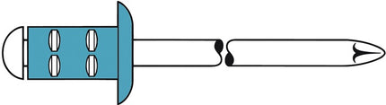 GESIPA Blindniet PolyGrip® Nietschaft d x l 4 x 10 mm ( 4000813664 )