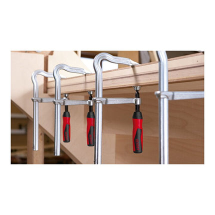 Morsetto a vite interamente in acciaio BESSEY OMEGA Larghezza di serraggio 250 mm Sporgenza 120 mm ( 4000831472 )