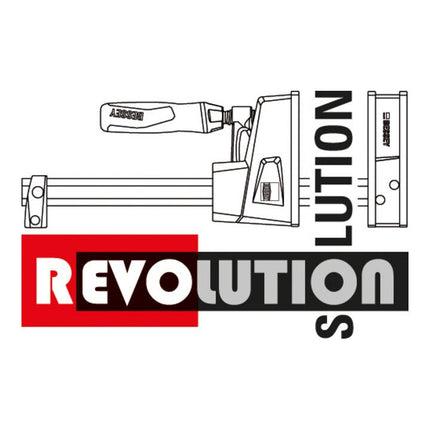 Morsetto per corpo BESSEY KREV150-2K Larghezza di serraggio 1500 mm Profondità della gola 95 mm ( 4000831609 )