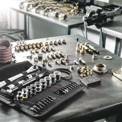 WERA Steckschlüsselsatz Zyklop Metal 8100 SB 8 29-teilig 3/8 ″ ( 4000821752 )