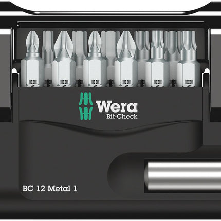 WERA Bitsortiment Bit-Check 12 Metal 1 12-teilig ( 4000829036 )