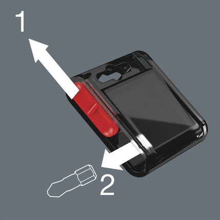 WERA confezione grande di punte 1/4 ″ T 25 Lunghezza 25 mm ( 4000829009 )