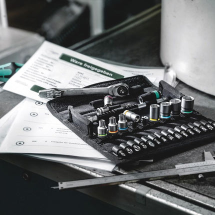 Set di chiavi a bussola WERA 8100 SA 12 HF Zyklop 13 pezzi 1/4 ″ ( 4000821783 )