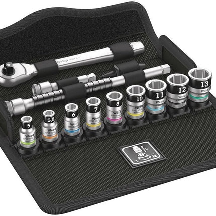 Set di chiavi a bussola WERA 8100 SA 12 HF Zyklop 13 pezzi 1/4 ″ ( 4000821783 )