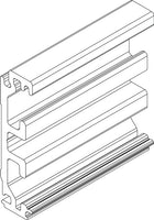 GEZE Zargenausgleichsprofil Wandmontage Aluminium EV1 3000255377  1 - toolbrothers