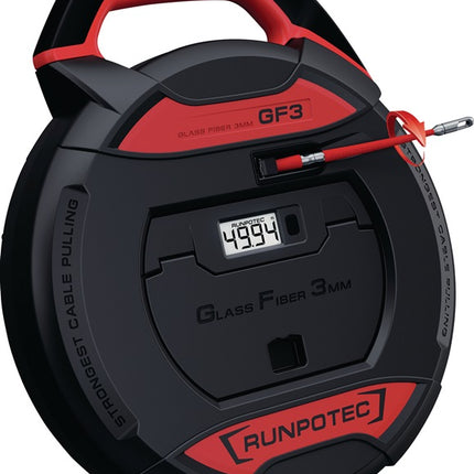 RUNPOTEC Kabeleinziehgerät GF3 Bandlänge 30 m Biegeradius 38 mm ( 4000818685 )