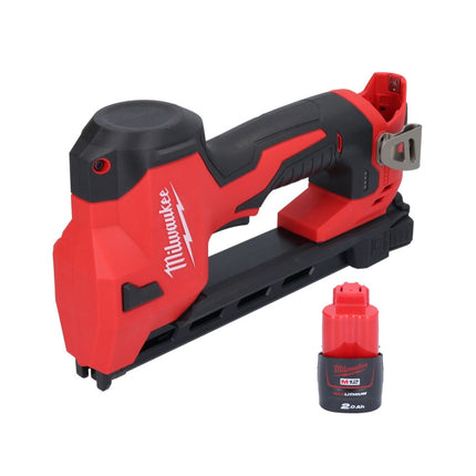 Pinza a batteria Milwaukee M12 BCST-201 12 V 19 x 25,4 mm + 1x batteria ricaricabile 2,0 Ah - senza caricabatterie