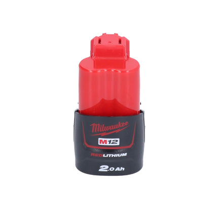 Pinza a batteria Milwaukee M12 BCST-201 12 V 19 x 25,4 mm + 1x batteria ricaricabile 2,0 Ah - senza caricabatterie