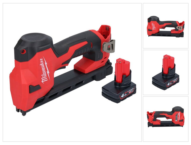 Pinza a batteria Milwaukee M12 BCST-401 12 V 19 x 25,4 mm + 1x batteria ricaricabile 4,0 Ah - senza caricabatterie