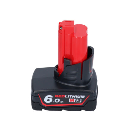 Pinza a batteria Milwaukee M12 BCST-601 12 V 19 x 25,4 mm + 1x batteria ricaricabile 6,0 Ah - senza caricabatterie