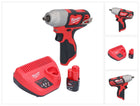 Milwaukee M12 BIW38-201 avvitatore a impulsi a batteria 12 V 135 Nm 3/8