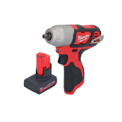 Avvitatore a impulsi a batteria Milwaukee M12 BIW38-501 12 V 135 Nm 3/8" + 1x batteria ricaricabile 5,0 Ah - senza caricabatterie
