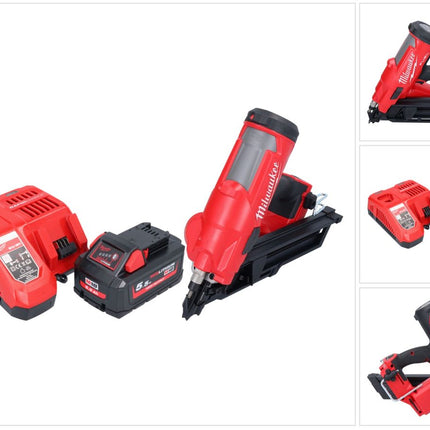 Milwaukee M18 FFN-551 Akku Nagler 18 V 50 - 90 mm Brushless + 1x Akku 5,5 Ah + Ladegerät