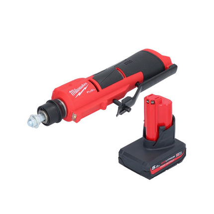 Milwaukee M12 FTB-501 Smerigliatrice a batteria 12 V 7/16" Hex Brushless + 1x batteria 5.0 Ah - senza caricabatterie