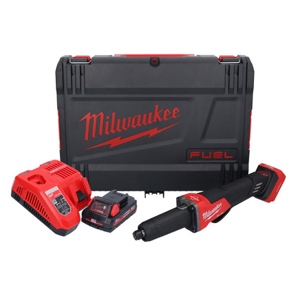 Milwaukee M18 FDGROVPDB-301X Akku Geradschleifer 18 V Brushless + 1x Akku 3,0 Ah + Ladegerät + HD Box