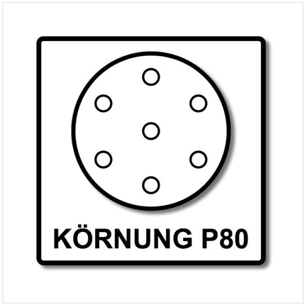 Festool Schleifscheiben STF D150/48 P80 GR/50 50 Stk. 150 mm / 50 Stk. ( 575162 ) - Toolbrothers