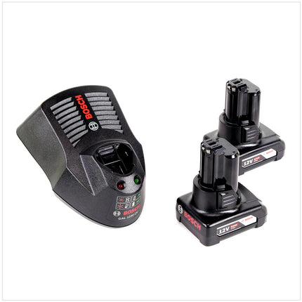 Bosch Professional GLI 12V-300 Akku Lampe + 2x GBA 12V 4,0 Ah Akku + GAL 1230 Ladegerät - Toolbrothers